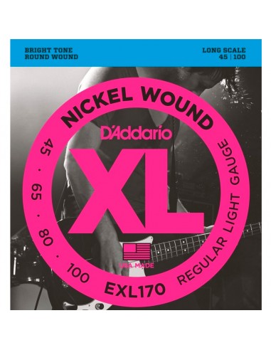 D'addario EXL170 (45-100) Nickel Wound