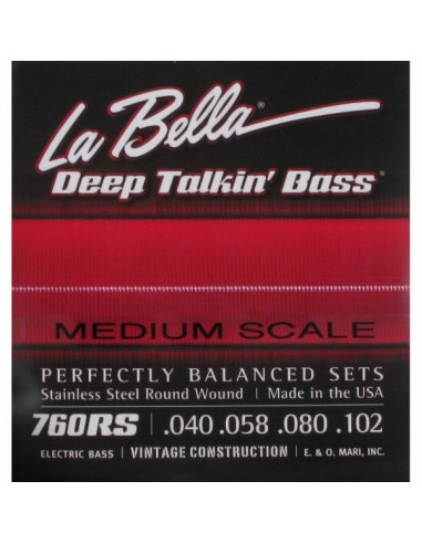 La Bella 760RS (40-102) Round Wound