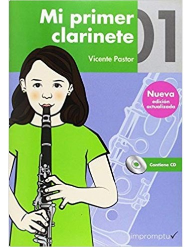 Mi primer clarinete, Vicente Pastor. vol.1